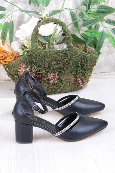 fort 35619 Piping Stone Thick Heeled Women's Shoes