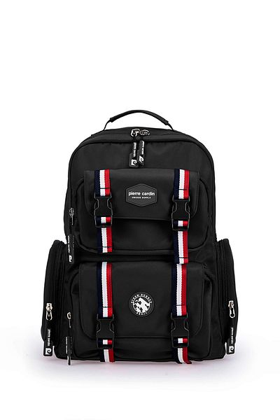 Pierre Cardin Black Children's School Backpack 07Pc1004