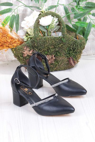 fort 35619 Piping Stone Thick Heeled Women's Shoes