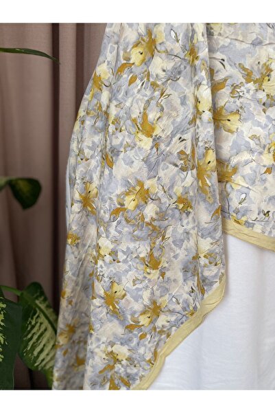 MODA Mineleşarp Olivia Kraş Şal - Gri Sarı