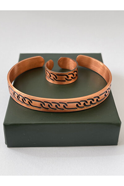Rupen Kraft Unisex adjustable 100% pure copper bracelet stylish copper ring c...