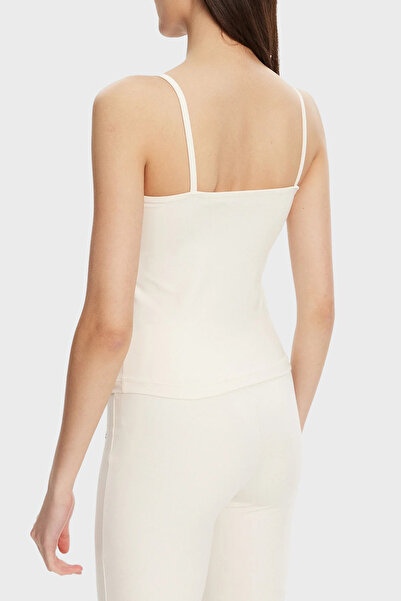 Guess Margot Logolu Slim Fit Yuvarlak Yaka İnce Askılı Top V5RP09KCD02 TOP V5RP09 KCD02 G6K5