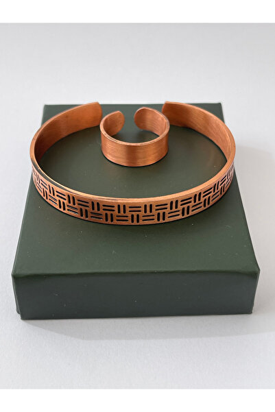 Rupen Kraft Unisex adjustable 100% pure copper bracelet stylish copper ring c...