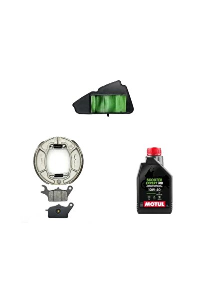 Motul HONDA DİO 110 ÖN ARKA BALATA HAVA FİLTRESİ 1 LT YAĞ