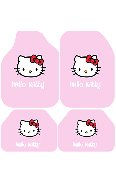 Dekoratif Hello Kitty Desenli Oto Paspas Takımı