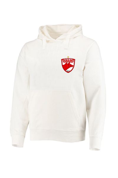 Efendioğlu Design Small Logo Dynamo Bucharest 1948 Club Big Logo Printed Cotton Hoodie Sweatshirt
