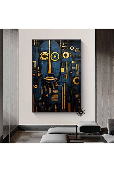 idora Plemenska maska, afrička umetnost, uokviren poster; afrička maska; afri...