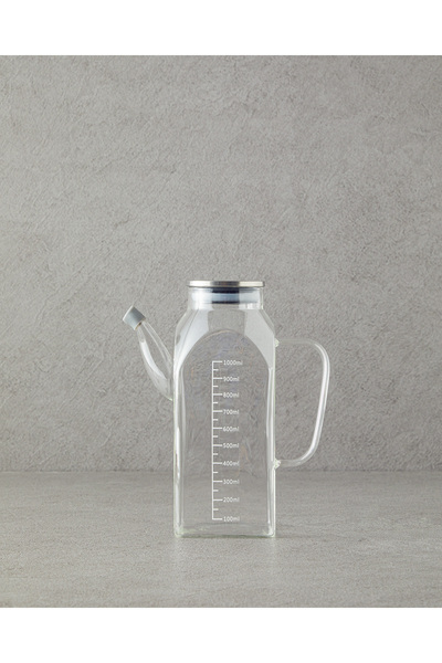 Saatistan Şeffaf 1000 ml Yağdanlık, şık ve kullanışlı mutfak aksesuarı