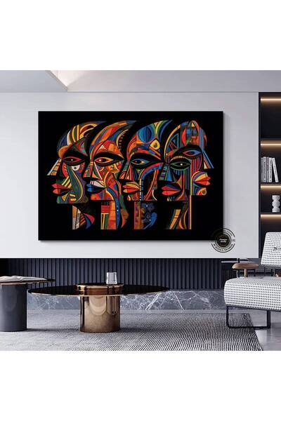 idora Plemenska maska, afrička umetnost, uokviren poster, afrička maska, afri...