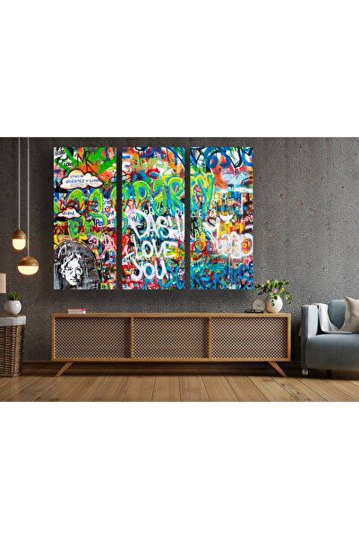 idora Urban Graffiti Kanvas Sanatı; Büyük Pop Art Dekor; Arkadaşa Hediye; Büyük Baskı