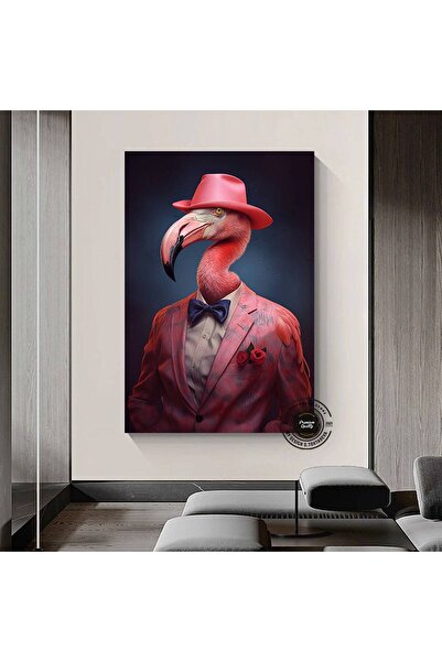 idora Flamingo zidna umetnost; Tropski dekor