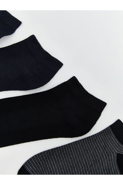 LC Waikiki Striped Men's Booties Socks 7 Pack