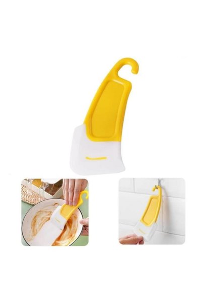 Nirnisa Çizmez Silikon Bulaşık Kazıyıcı Spatula Fırça Tava Tepsi Ocak Yağ Lek...