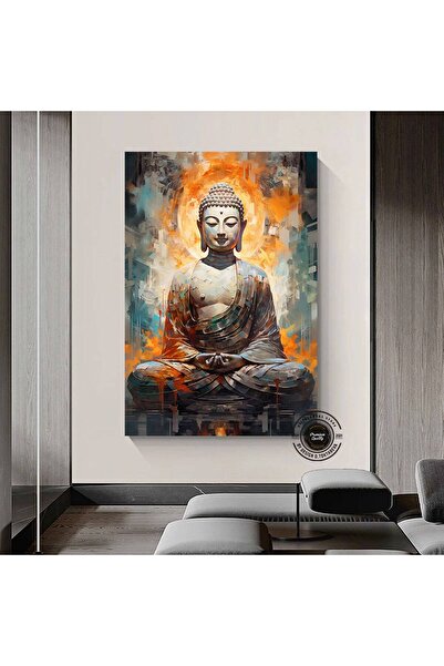 idora Slika na platnu Buda; Zidna umetnost za jogu i meditaciju