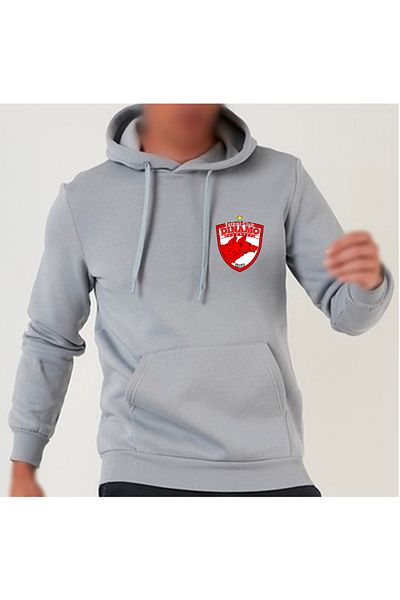 Efendioğlu Design Small Logo Dynamo Bucharest 1948 Club Big Logo Printed Cotton Hoodie Sweatshirt
