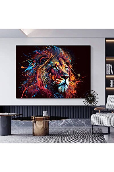 idora Zidna umetnost sa printom lava, pop art print, grafiti na platnu, zidna...