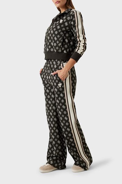 Guess Peony 4g Logo Printed Regular Fit High Waist Jogger Pants V5Yb10K0282 Pants V5Yb10