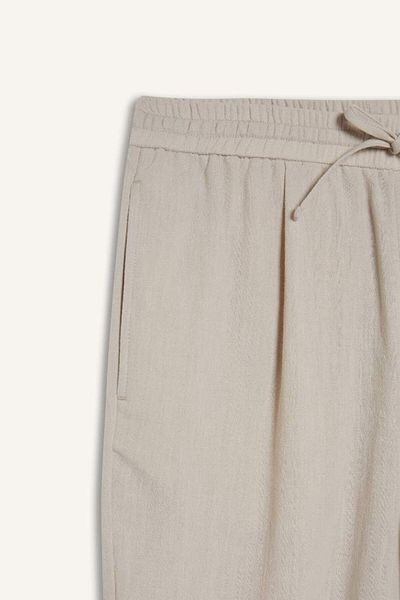 DeFacto New Season Relax Fit Short Leg Linen Look Trousers