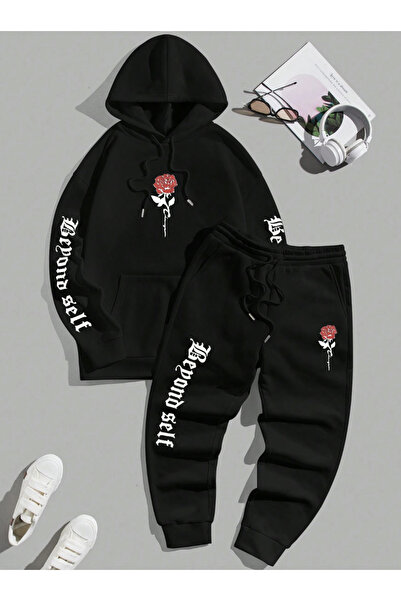 COHERENT Unisex Γυναικεία/Ανδρικά BEPAND Προσαρμοσμένα εμπριμέ βαμβακερά φούτ...