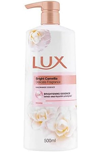 LUX Bright Camellia Glowing Body Wash Brightening Essence Niacinamide Essence 500ml