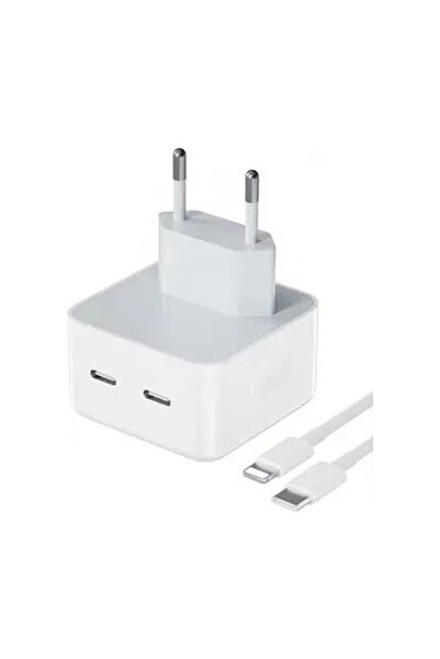 azurtech 50w Yeni Nesil Hızlı Ipad Iphone Uyumlu Iki Girişli Type-c Pd Hızlı Şarj Aleti