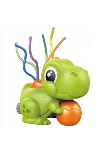 ProNice Aspersor interactiv pentru copii, model dinozaur, 6 tuburi colorate