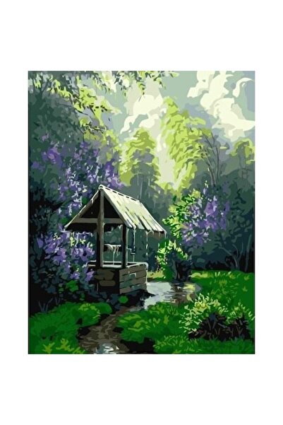 qbee Pictură pe numere - Ploaie de vară 40x50cm