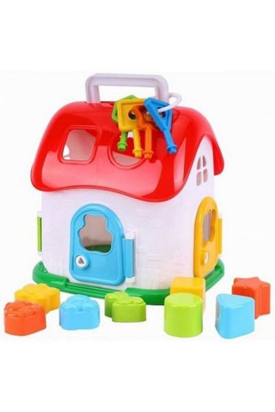 Bambino Shape Sorter House with Keys, Multicolored, 6917