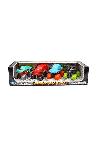 Technok Toys Set of 4 Mini Cars TechnoK, Off-Road Vehicles