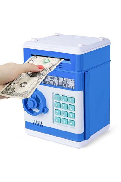 Coverzone Melodili ATM Metal Ve Kağıt Para Kumbarası Şİfreli Para Biriktirme ...