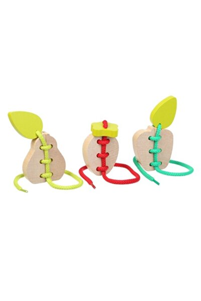 CUBIKA Wooden Puzzle Cubika, For Sewing and Stringing, Fruits, 6 Pieces