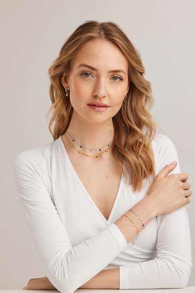 Caï Náramek pro dospělé ve stříbrném provedení