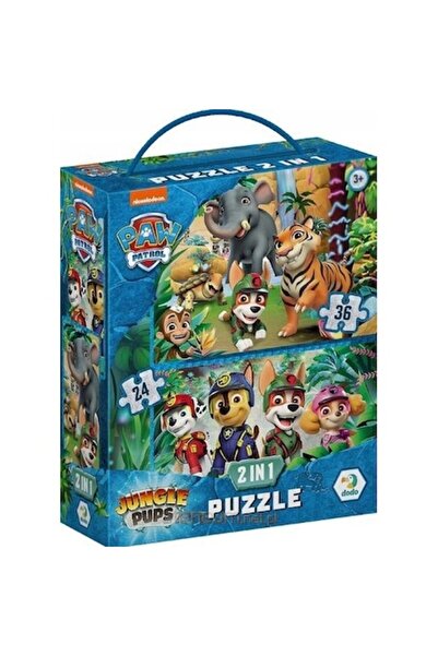 Dodo Puzzle 2-in-1 Psi Patrol, 24 and 36 pieces, 20x27 cm, multicolored