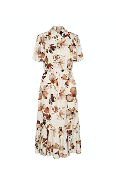 Mos Mosh Ležérní šaty pro ženy v béžové barvě