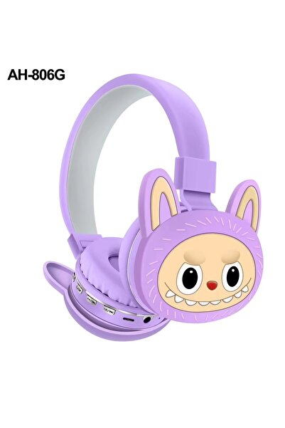 Toybox Labubu Wireless Stereo Headset Ah806G Bluetooth Over Ear Headphones With Mic For Music And Gaming