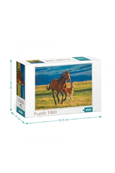 Dodo Puzzle Mare with Foal, 1000 Pieces,