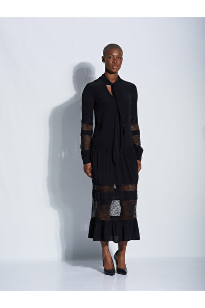 Trussardi Jeans Šaty pro ženy v černé barvě