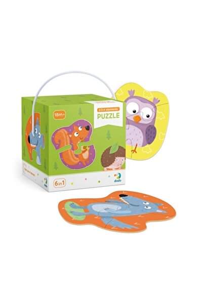 Dodo Puzzle Forest Animals 2-3-4 pieces