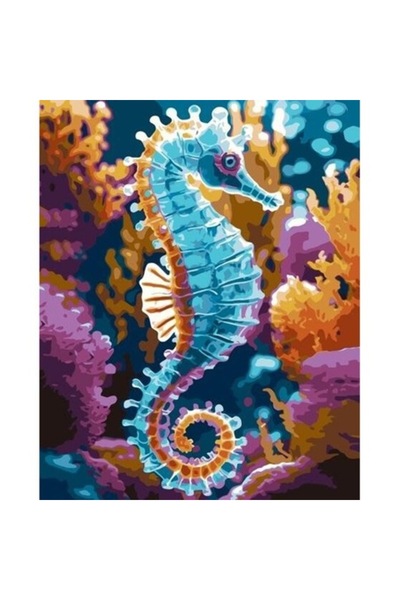 qbee Pictură pe numere - Dragon de mare, 40x50 cm