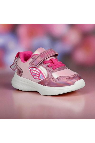 BUCKHEAD Girl's Super Light Flex Foam Sneakers, Velcro Sneaker