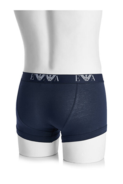 Emporio Armani Pánské boxerky v modré barvě
