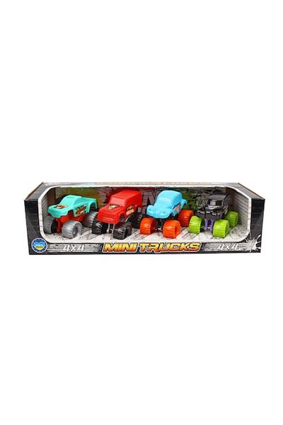 Technok Toys Set of 4 Mini Cars TechnoK, Off-Road Vehicles