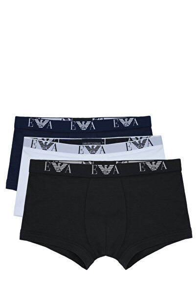 Armani Exchange Pánské boxerky v jednobarevných barvách