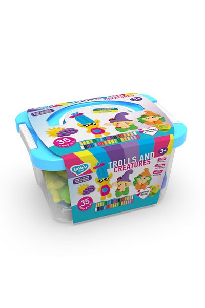 Lovin' Do Modelling Clay Set, Lovin'Do - Trolls and Creatures