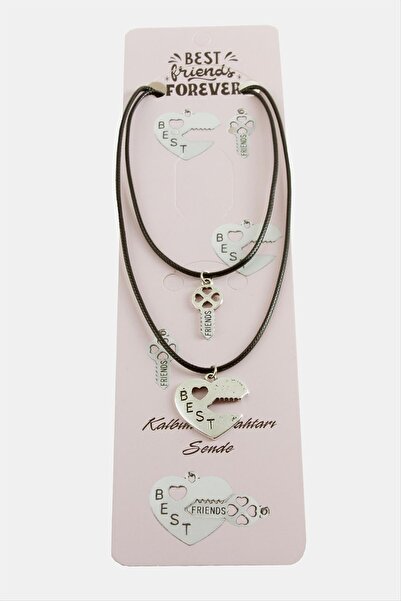 Angel Of Life Heart key friendship necklaces (double necklace)