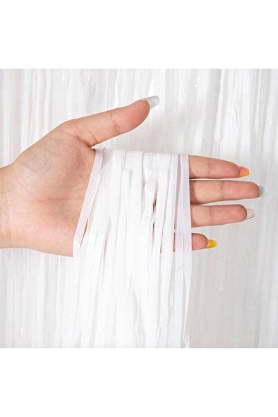 ForWhat Perdele albă pentru ușă de perete 100X200CM pentru birou, acasă, birou, decor activ