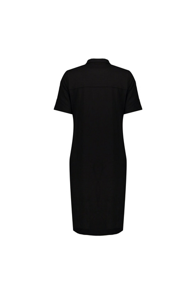 Geisha Fashion Midi šaty pro ženy v černé barvě