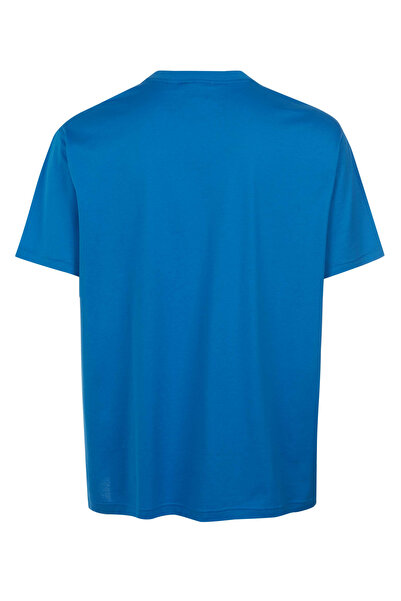 BURBERRY Pánské tričko v modré barvě