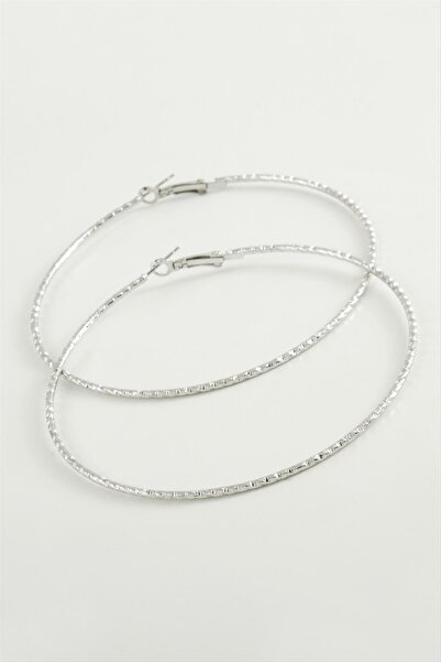 Angel Of Life Twisted Baklava Metal Hoop Earrings 8-9-10 cm