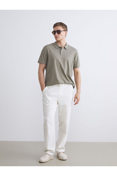 LC Waikiki Standard Fit Linen Look Men's Trousers